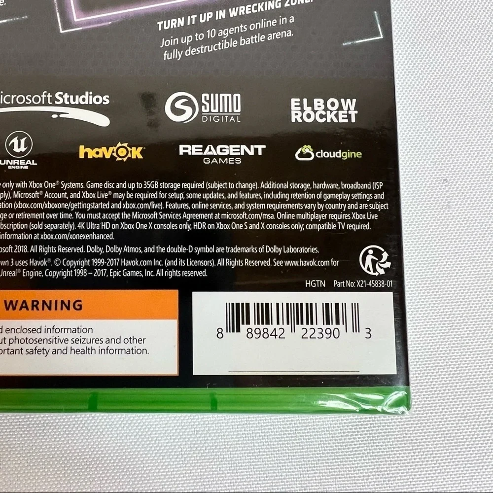 NEW Xbox One Crackdown 3 Video game